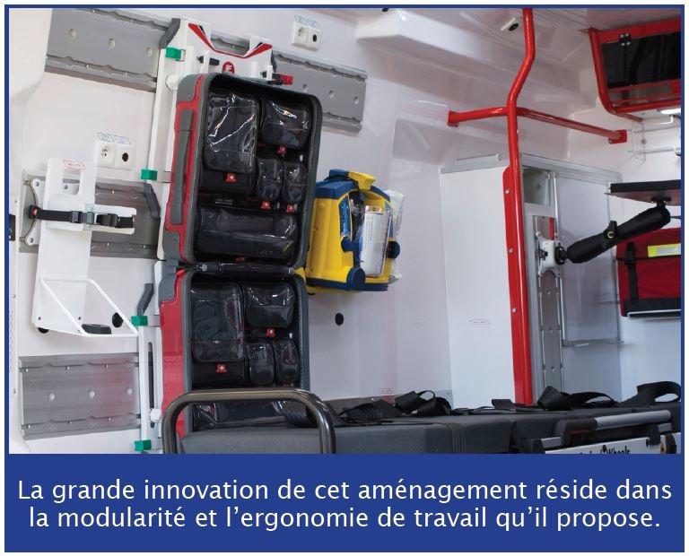 intraxx aménagement ambulance moduble