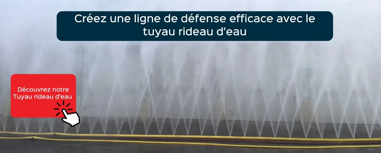 Tuyau rideau d'eau