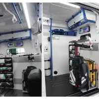 Aménagement modulable iNTRAXX : Installation chez les Ambulances URVOIX