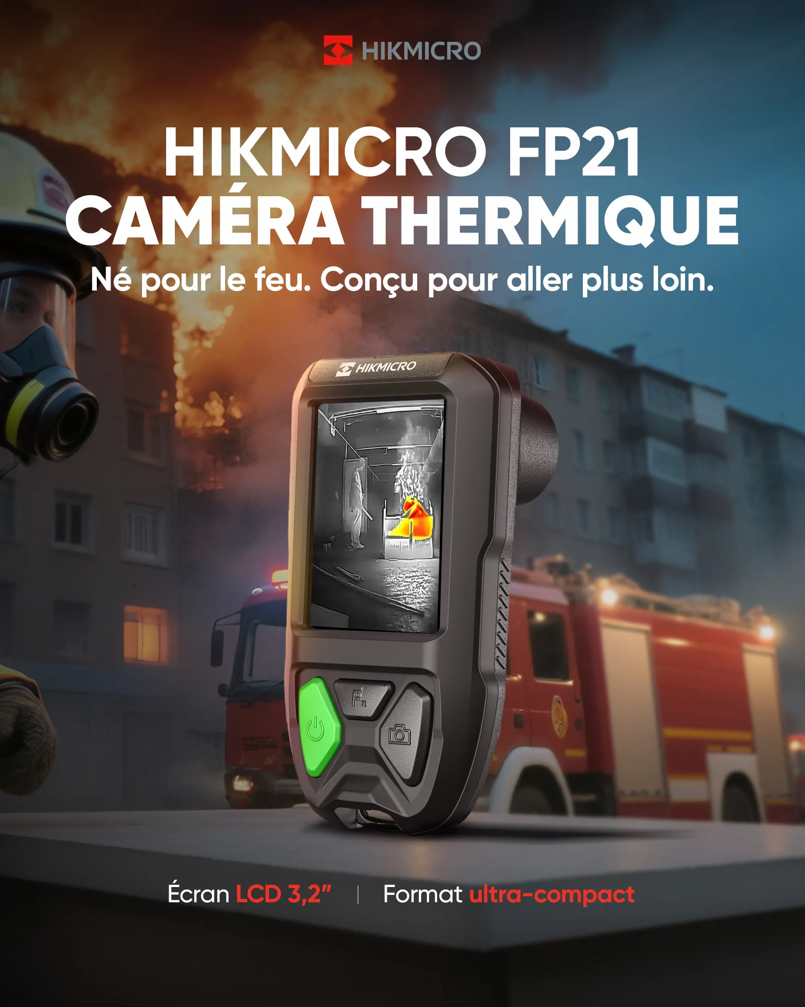 FP21 de HIKMICRO : La caméra thermique compacte et puissante pour les interventions d'urgence