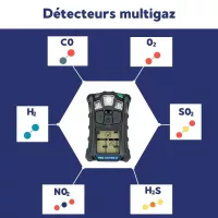 ALTAIR 4XR Détecteur multigaz MSA Zone 0