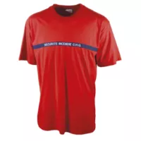 T shirt Sécurité incendie rouge