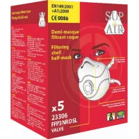 Masque FFP3 avec coque et valve