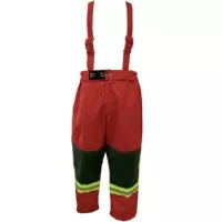 Pantalon pompier Triple Trim Niveau 2 - Rouge