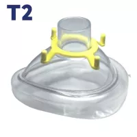 Masque usage unique pour insufflateur usage unique DMT avec valve compatible IRM