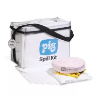 Recharge Kit d'absorbants PIG® Clear Cube pour produits chimiques