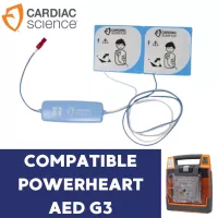 Electrodes pédiatriques (la paire) pour défibrillateur G3