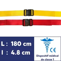 Kit de 4 sangles ceinture de sécurité pour matelas