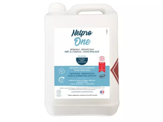 Bidon 5L solution désinfectante NETPRO ONE
