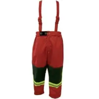 Pantalon pompier Triple Trim Niveau 2 - Rouge