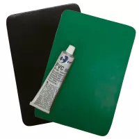 Kit de réparation PVC vert pour matelas à dépression DMT