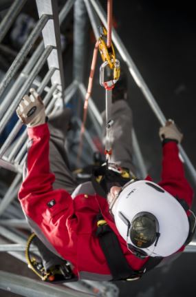 Les rendez-vous du GRIMP : Exercice d'évacuation sur éolienne